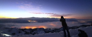togari onsen ski resort evening