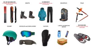 backcountry tour things to bring